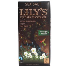 LILY'S 70% 黑巧克力海鹽, 1份, 80g