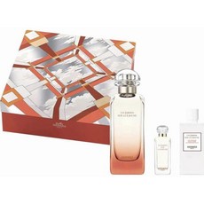 Hermes Un Jardin Sur La Lagune潟湖花園中性淡香水 100ml+7.5ml+身體乳 80ml禮盒組, 1組