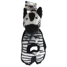 charmingpet 擁抱拖輪 Zibra 斑馬狗玩具毛絨玩具, 1個, 齊吉斑馬