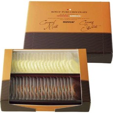 ROYCE 波浪巧克力 焦糖牛奶味+綿密白巧味, 1個