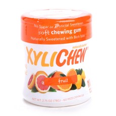 Xylichew 軟口香糖, 78g, 1罐, Fruit