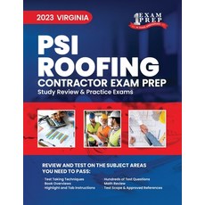 (英文圖書) 2023 Virginia PSI Roofing Contractor Exam Prep: 2023 Study Review & Practice Exams 平裝版, Independently Published, 英文