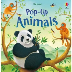 (英文圖書)Pop-Up Animals Board Books, Usborne Books, 英文, 硬頁書