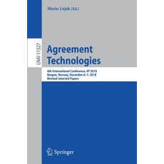 (英文圖書) Agreement Technologies: 6th International Conference at 2018 Bergen Norway December 6-7 ... 平裝版, Springer, 英文