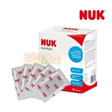 NUK口腔清潔棉(獨立包裝25片/盒)