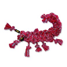 MAMMOTH Snakebiter Toss Tug Floss 狗繩玩具 M, 1個, 紅色的