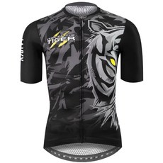 BAISKY百士奇夏季自行車公路車衣 男款 虎威 黑
