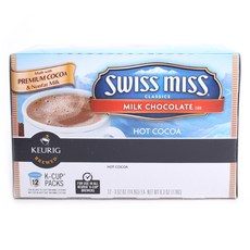 SWISS MISS 牛奶巧克力熱可可K-Cup, 12入, 14.9克