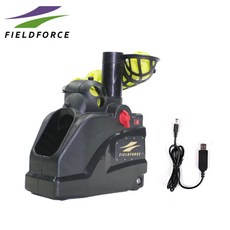FIELDFORCE 洞洞球拋球機 FTM-253 棒球訓練用自動發球機 提升打擊能力 室內外皆宜, 黑色, 1套裝