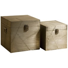 Imax WORLDWIDE HOME 農舍牆塊牆壁裝飾 2 件套, 單色