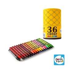 JoanMiro 原創美玩 36色可水洗蠟筆 兒童安全無毒蠟筆, 單一規格