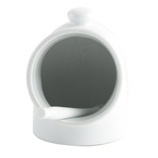 Kitchen Supply 瓷鹽窖和勺子香料罐, 1個