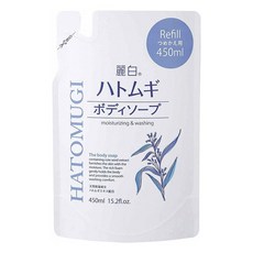 KUMANO 熊野油脂 麗白薏仁沐浴乳補充包, 1包, 450ml