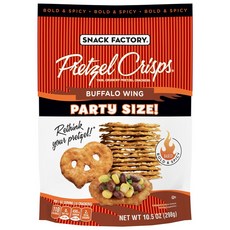 SNACK FACTORY 椒鹽蝴蝶脆餅 水牛城辣雞翅口味, 1個, 298克