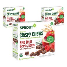 SPROUT 水果零食, 15入, 紅色水果+甜菜+莓果+糙米口味