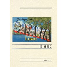 (英文圖書) Vintage Lined Notebook Greetings from Batavia Illinois 平裝版, Found Image Press, 英文