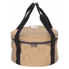 snow peak 雪諾必克 鑄鐵鍋隨行收納袋 M CS-420BR, 1個, 棕色