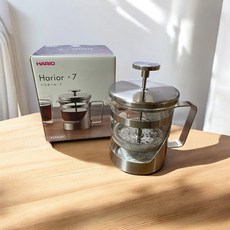 HARIO THSV-2-HSV 濾壓壺 法式濾壓沖泡壺-300ml 愛鴨咖啡原廠公司貨, Silver