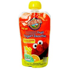 EARTH'S BEST 水果優格果昔 120g, 鳳梨柳丁香蕉口味, 1包