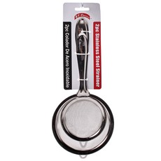 Bene Casa 不鏽鋼濾網2件組, 1個, 銀色