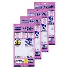 DUNLOP 雙手通用環保手套 M, 4個
