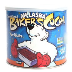 AH!LASKA 烘焙用可可粉, 1個, 227克