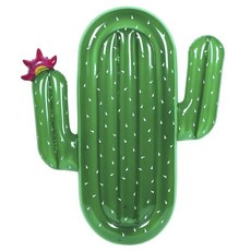 SUNNYLIFE 造型充氣游泳水床 仙人掌款, 1個, 綠