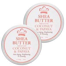 Nubian Heritage 椰子木瓜霜, 2個, 114g