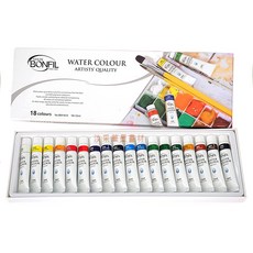 BONFIL透明水彩顏料-單盒裝 (水彩/繪畫), 12ml