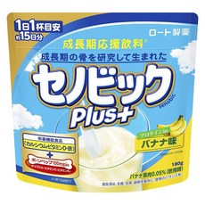 ROHTO 樂敦 成長期應援飲料Senobic Plus+ 香蕉風味, 180g, 1個, 1入