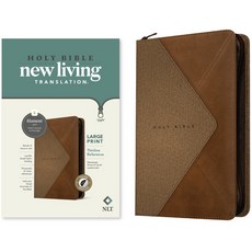 (英文圖書) NLT Large Print Thinline Reference Zipper Bible Filament Enabled Edition (Red Letter Leathe... Imitation Leather, Tyndale House Publishers, 英文, 人造皮革