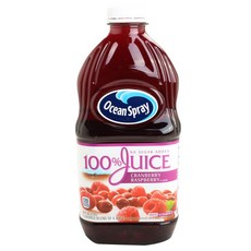 Ocean Spray 優鮮沛 蔓越莓覆盆子汁, 1個, 1.77L