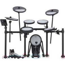 ROLAND 超靜音電子鼓VQD106 魔立樂器 免費安裝 總代理保固兩年, 詳見包裝, 1個