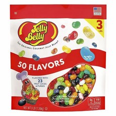 Jelly Belly 吉力貝 綜合雷根糖 50種口味, 1包, 1.36kg