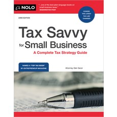 (英文圖書) Tax Savvy for Small Business: A Complete Tax Strategy Guide 平裝版, NOLO, 英文