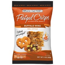 SNACK FACTORY 椒鹽蝴蝶脆餅 水牛城辣雞翅口味, 1個, 85克