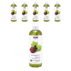 NOW Foods 純葡萄籽油, 6瓶, 473ml