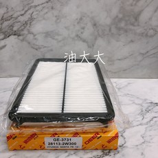 飛鹿牌 現代 SANTAFE 2.2 柴油 空氣濾網 空氣芯 GE-3731, 1個