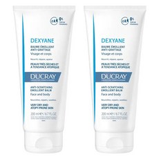 DUCRAY 護蕾 Dexyane臉&身體乾癢護理潤膚霜, 2條, 200ml