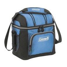 Coleman 硬質內襯9罐軟保冷袋, 藍色