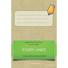(英文圖書)Story Lines - Create Your Own Story Activity Book Plan Write and Illustrate: Un... 平裝版, Independently Published, 英文