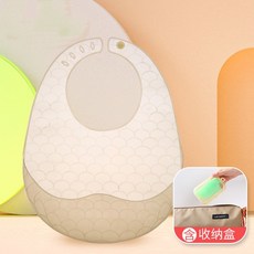 鉑金食品級矽膠立體圍兜 (附收納盒)