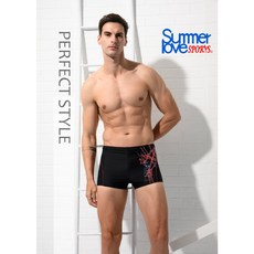 SUMMER LOVE 夏之戀 TRAVELFOX 大男五分泳褲C19913 時尚舒適 彈性快乾 男士泳裝