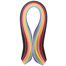 {清藝手作坊} 衍紙條 54cm 彩色紙條組 (3mm 5mm 7mm 10mm) 防疫親子手作, 1個, 1個裝