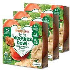 HAPPY TOT 蔬菜餛飩 128g, 3入, 乳酪菠菜餛飩口味