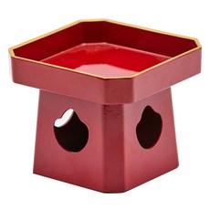 HAKOYA 日式迷你香氛擺設盤 6.2*6.2*5.8cm, 1個, 紅色