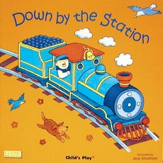 (英文圖書)Down by the Station Board Books, Child's Play International, 英文, 硬頁書