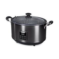 PRESTO 室內吸煙者和慢燉鍋黑色 7.6L, 單品