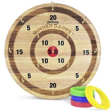 GoSports 投擲環飛鏢遊戲3件組, 1組, Wood