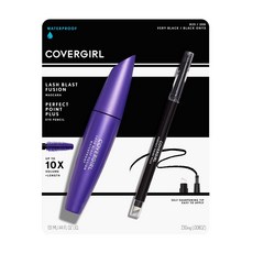 COVERGIRL 立體睫毛膏+眼線筆 13.1ml+230g 2瓶裝, 1個